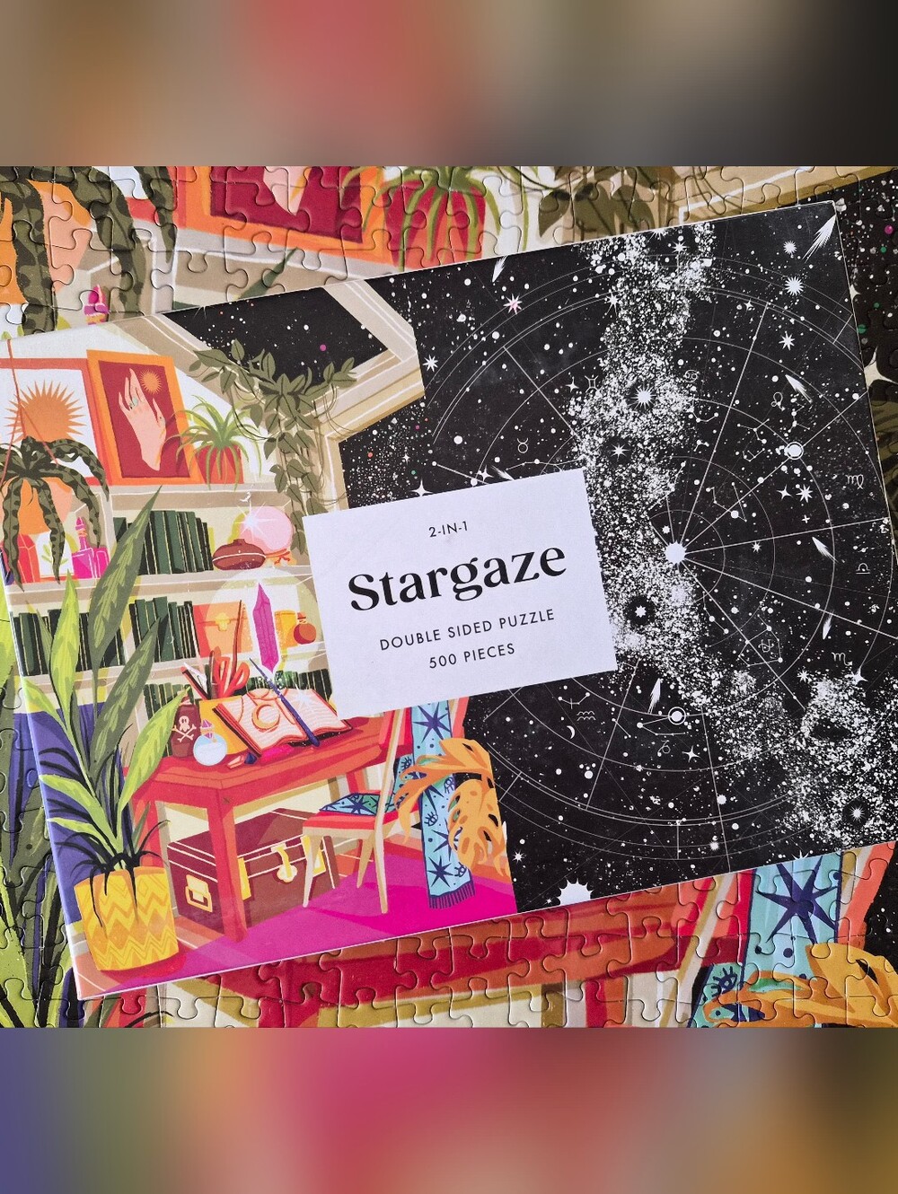 2-in-1 Double Sided 500-Piece Puzzle — Stargazer